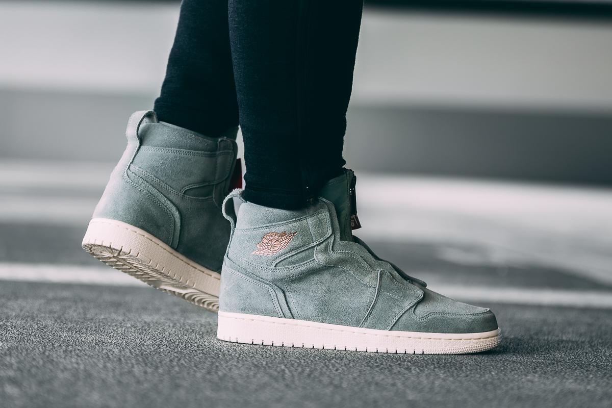 Air Jordan Wmns 1 High Zip Mica Green